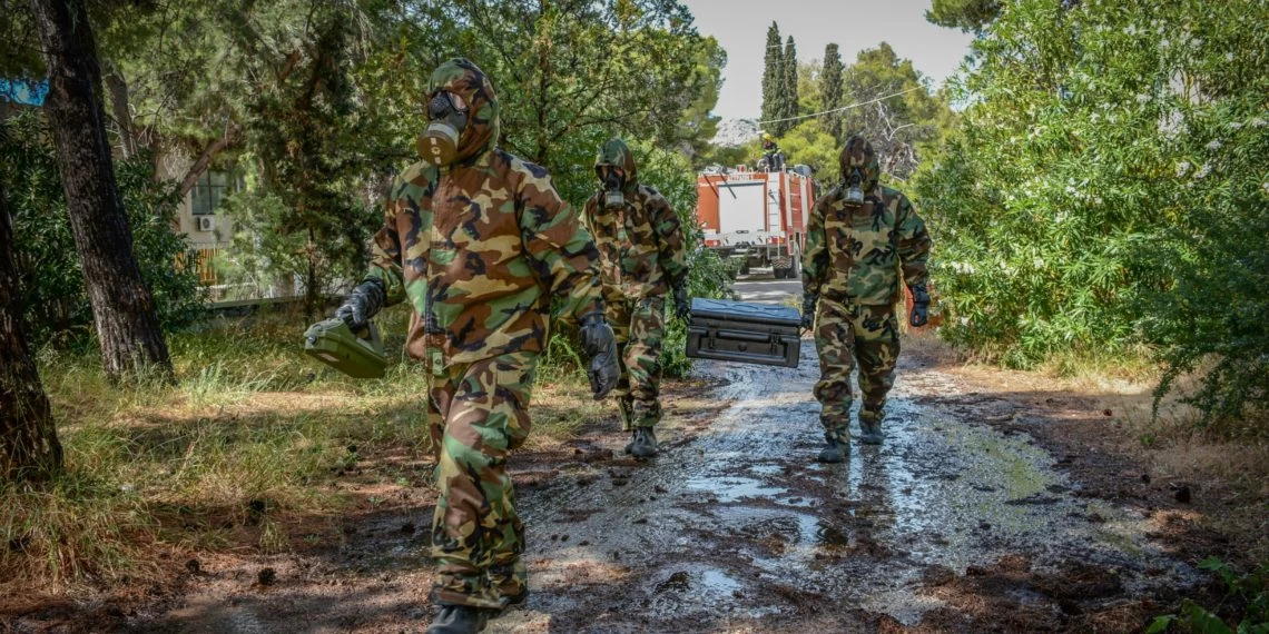 ΓΕΝ: Άσκηση Μείζονος Ατυχήματος στο Ναύσταυθμο Σαλαμίνας (εικόνες)